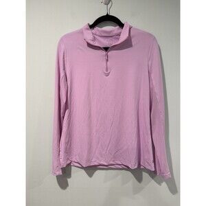 X by Gottex Top Womens Medium Mesh Sleeve Pickleball Athletic Travel Athleisure